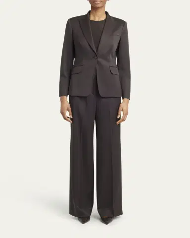 Kiton Fitted Wool Blazer | Thumbnail 4 Kiton Fitted Wool Blazer | Thumbnail 4