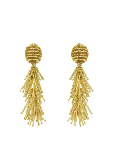 Oscar de la Renta Fringe Tassel Earrings | Thumbnail 1 Oscar de la Renta Fringe Tassel Earrings | Thumbnail 1