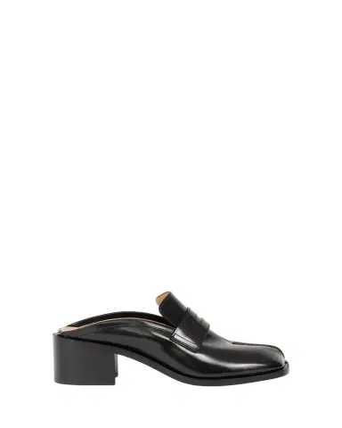 Maison Margiela Tabi Leather City Split-Toe Loafer Mules | Thumbnail 1 Maison Margiela Tabi Leather City Split-Toe Loafer Mules | Thumbnail 1