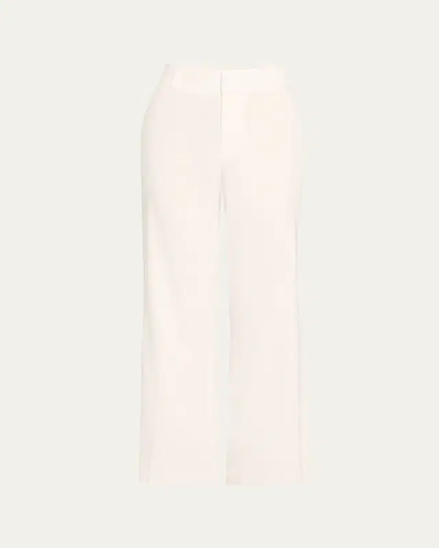 ALICE + OLIVIA Quinn High-Rise Ankle Kick Flare Pants