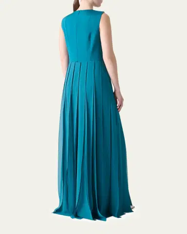 Akris Crepe Ribbon Skirt Gown | Thumbnail 3 Akris Crepe Ribbon Skirt Gown | Thumbnail 3