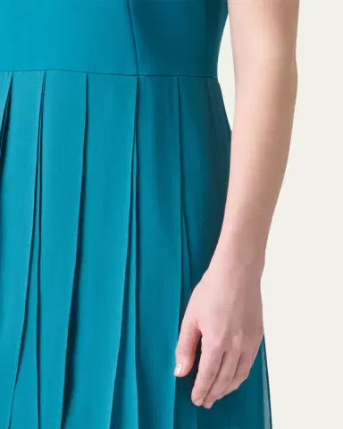 Akris Crepe Ribbon Skirt Gown | Thumbnail 5 Akris Crepe Ribbon Skirt Gown | Thumbnail 5
