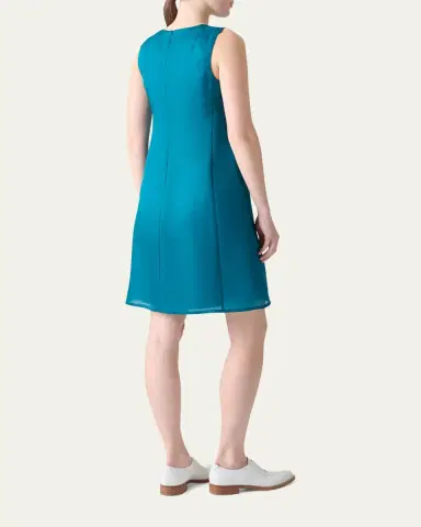 Akris 3D Anemone Corsage Silk Organza Dress | Thumbnail 3 Akris 3D Anemone Corsage Silk Organza Dress | Thumbnail 3