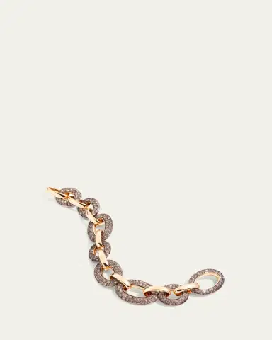 Pomellato 18K Catene Brown Diamond Link Bracelet | Thumbnail 4 Pomellato 18K Catene Brown Diamond Link Bracelet | Thumbnail 4