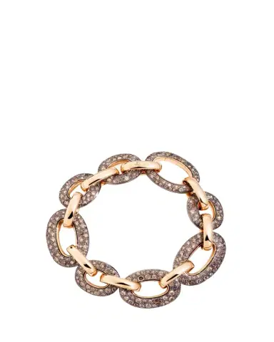Pomellato 18K Catene Brown Diamond Link Bracelet | Thumbnail 1 Pomellato 18K Catene Brown Diamond Link Bracelet | Thumbnail 1