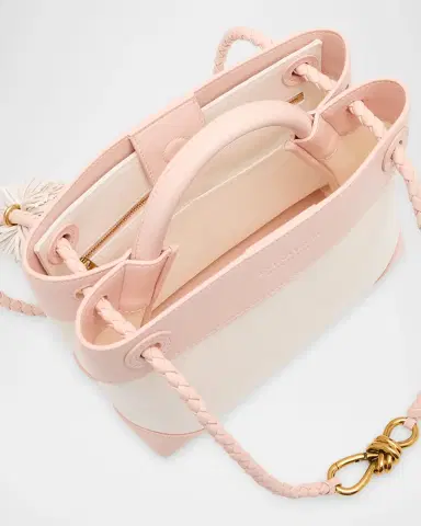 Bottega Veneta Andiamo Canvas and Nappa Small Top-Handle Bag | Thumbnail 3 Bottega Veneta Andiamo Canvas and Nappa Small Top-Handle Bag | Thumbnail 3