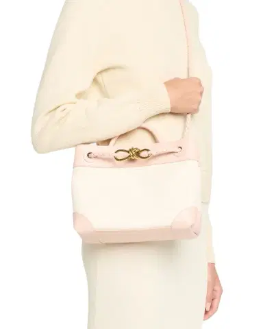 Bottega Veneta Andiamo Canvas and Nappa Small Top-Handle Bag | Thumbnail 1 Bottega Veneta Andiamo Canvas and Nappa Small Top-Handle Bag | Thumbnail 1