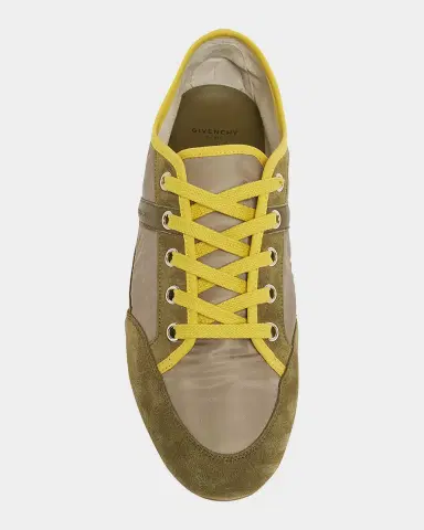 Givenchy Men's Slim Nylon and Suede Low-Top Sneakers | Thumbnail 5