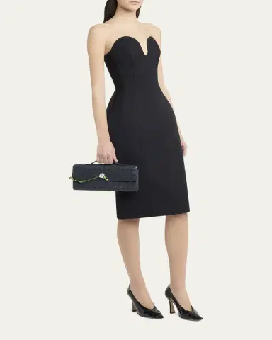 Bottega Veneta Andiamo Flower-Embellished Leather Clutch Bag | Thumbnail 5 Bottega Veneta Andiamo Flower-Embellished Leather Clutch Bag | Thumbnail 5