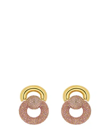 Oscar de la Renta Rhinestone Drop Earrings | Thumbnail 1 Oscar de la Renta Rhinestone Drop Earrings | Thumbnail 1
