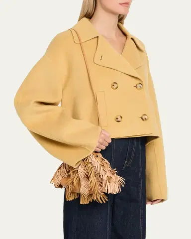 Ulla Johnson Adria Mini Fringe Pleated Wave Crossbody Bag | Thumbnail 2 Ulla Johnson Adria Mini Fringe Pleated Wave Crossbody Bag | Thumbnail 2