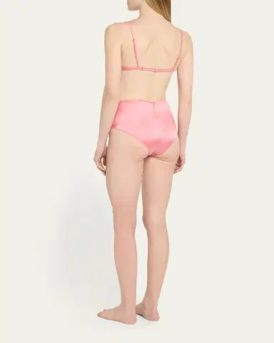 Kiki De Montparnasse Tous Les Jours High-Rise Stretch Silk Panties | Thumbnail 3