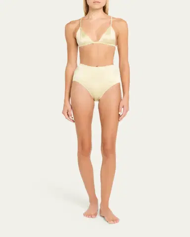 Kiki De Montparnasse Tous Les Jours High-Rise Stretch Silk Panties | Thumbnail 5