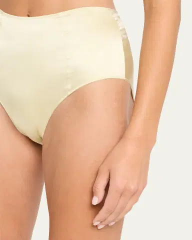 Kiki De Montparnasse Tous Les Jours High-Rise Stretch Silk Panties | Thumbnail 7