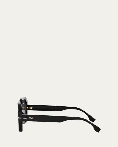 Fendi Selleria Square Acetate Sunglasses | Thumbnail 6