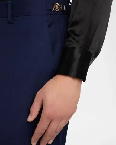 Versace Men's Wool Pants | Thumbnail 4 Versace Men's Wool Pants | Thumbnail 4