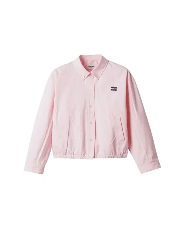 Cotton Poplin Button-Front Shirt Jacket