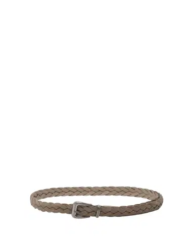 Brunello Cucinelli Braided Suede Western Belt | Thumbnail 1