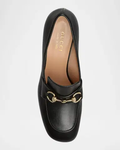 Gucci Lady Horsebit Nappa Leather Pumps | Thumbnail 17 Gucci Lady Horsebit Nappa Leather Pumps | Thumbnail 17