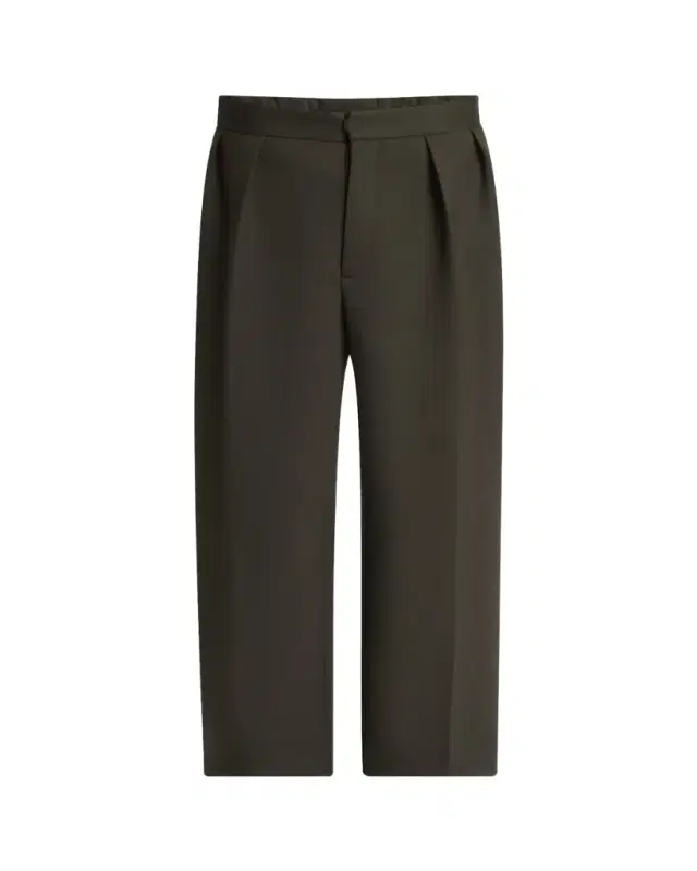 Jacquemus Men's Le Pantalon Wide-Leg Pleated Pants