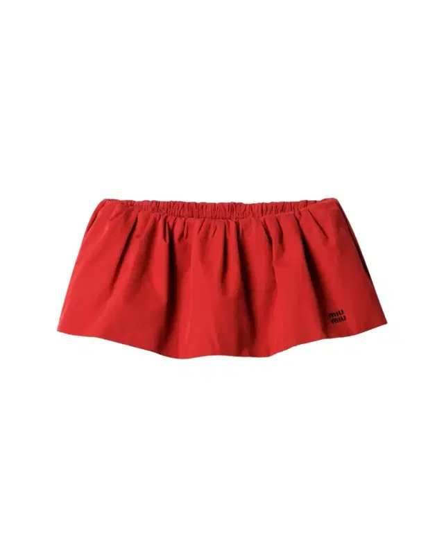 Poplin Mini Skirt