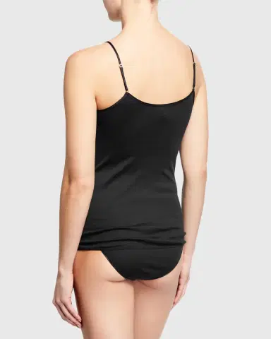 Hanro Seamless Cotton V-Neck Camisole | Thumbnail 2 Hanro Seamless Cotton V-Neck Camisole | Thumbnail 2