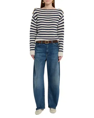 Nili Lotan Tribeca Barrel-Leg Jeans | Thumbnail 1 Nili Lotan Tribeca Barrel-Leg Jeans | Thumbnail 1