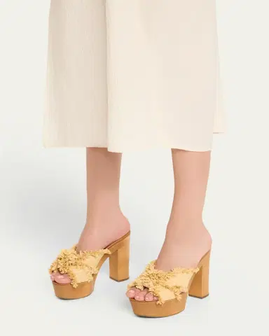 Dolce & Gabbana Knotted Crossover Raffia Platform Sandals | Thumbnail 5 Dolce & Gabbana Knotted Crossover Raffia Platform Sandals | Thumbnail 5