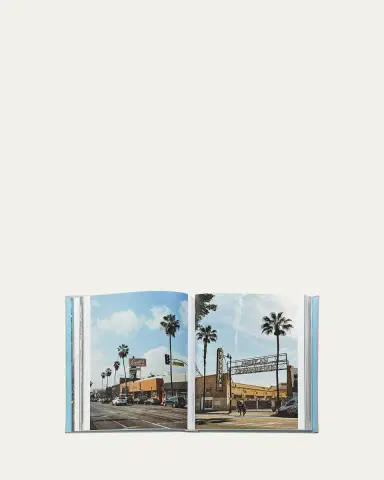 Graphic Image "Trope Los Angeles" Leather-Bound Book, Edited by Sam Landers & Michelle Fitzgerald | Thumbnail 4 Graphic Image "Trope Los Angeles" Leather-Bound Book, Edited by Sam Landers & Michelle Fitzgerald | Thumbnail 4
