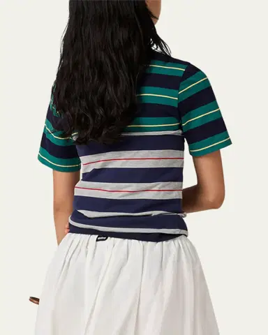 Miu Miu Stripe Jersey Tee | Thumbnail 12
