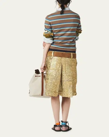 Miu Miu Stripe Jersey Tee | Thumbnail 7