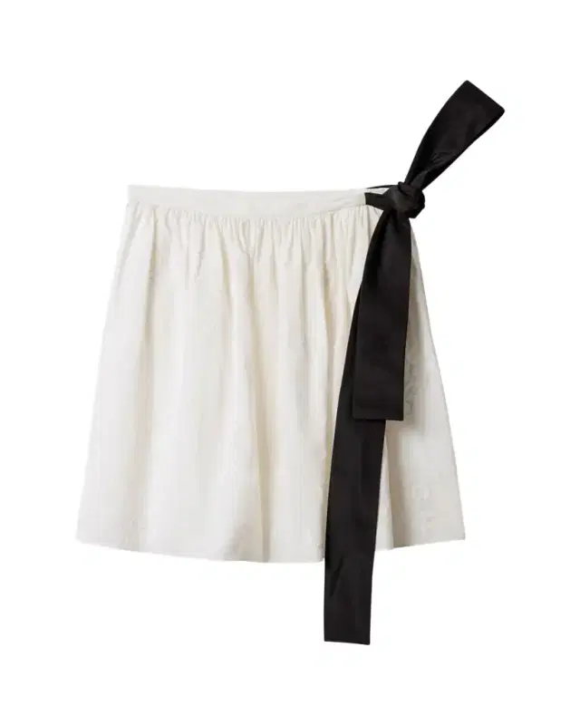 Embroidered Batiste Knee-Length Skirt
