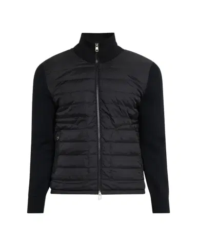 Moncler Men's Archivio Basic Puffer Wool Sleeve Cardigan | Thumbnail 1 Moncler Men's Archivio Basic Puffer Wool Sleeve Cardigan | Thumbnail 1