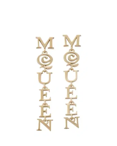 Alexander McQueen Logo Drop Earrings | Thumbnail 1