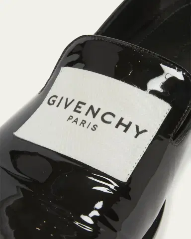 Givenchy Patent Leather Tuxedo Loafers | Thumbnail 3