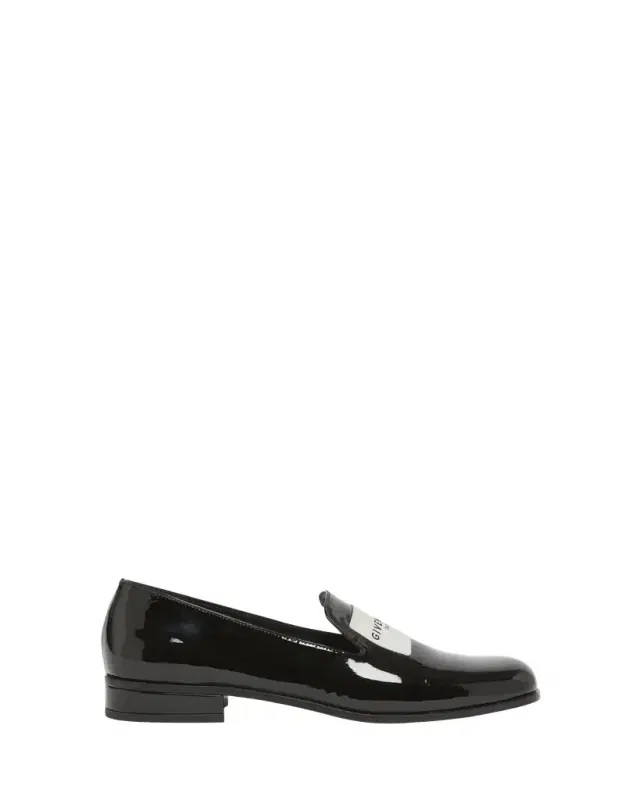 Patent Leather Tuxedo Loafers