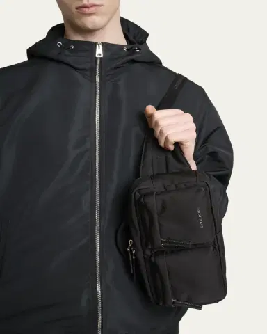 Givenchy Men's Essential U Nylon Belt Bag | Thumbnail 2