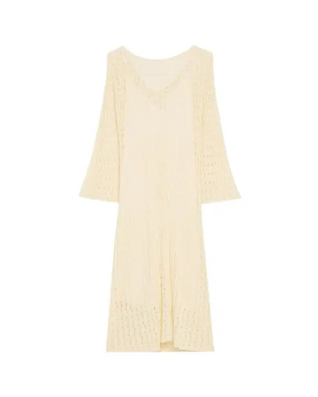 Altuzarra Jemmy Open Knit Long-Sleeve Midi Dress