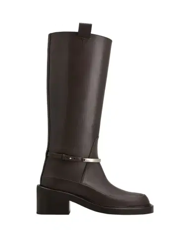 Tod's Cavillon Gomma Leather Knee-High Boots | Thumbnail 1 Tod's Cavillon Gomma Leather Knee-High Boots | Thumbnail 1
