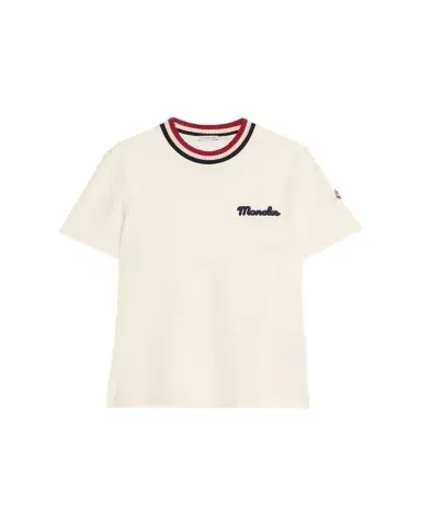 Moncler Men's Jersey Stripe-Ribbed Crewneck T-Shirt | Thumbnail 1 Moncler Men's Jersey Stripe-Ribbed Crewneck T-Shirt | Thumbnail 1