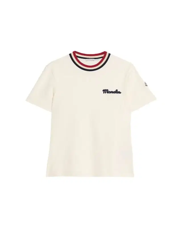 Moncler Men's Jersey Stripe-Ribbed Crewneck T-Shirt