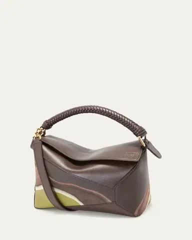 Loewe Puzzle Edge Small Top-Handle Bag in Nappa Leather | Thumbnail 3 Loewe Puzzle Edge Small Top-Handle Bag in Nappa Leather | Thumbnail 3