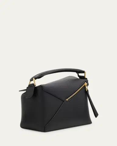 Loewe Puzzle Edge Small Top-Handle Bag in Grain Leather | Thumbnail 3 Loewe Puzzle Edge Small Top-Handle Bag in Grain Leather | Thumbnail 3