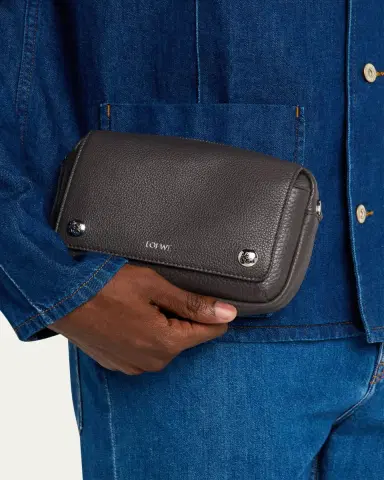 Loewe Men's Pebble Leather Camera Bag | Thumbnail 4 Loewe Men's Pebble Leather Camera Bag | Thumbnail 4