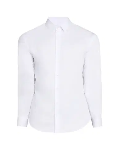 Giorgio Armani Men's Logan Piece-Dyed Cotton Sport Shirt | Thumbnail 1