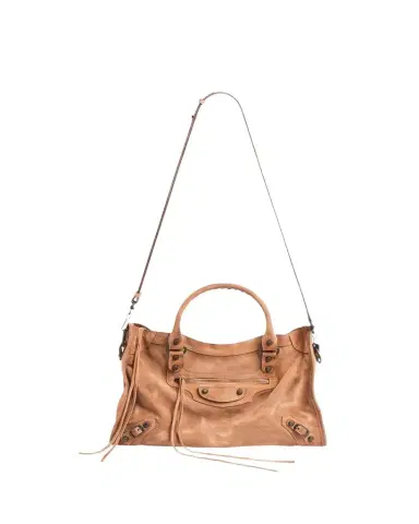Balenciaga Le City Suede Medium Tote Bag | Thumbnail 1 Balenciaga Le City Suede Medium Tote Bag | Thumbnail 1