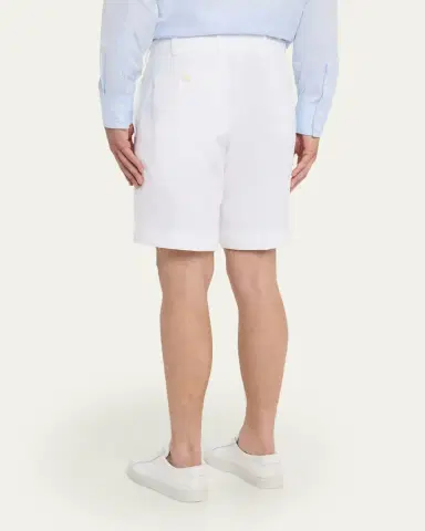 Anderson & Sheppard Men's Linen Beach Shorts | Thumbnail 8 Anderson & Sheppard Men's Linen Beach Shorts | Thumbnail 8