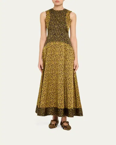 Ulla Johnson Isadora Printed Drop-Waist Dress | Thumbnail 2