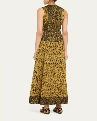 Ulla Johnson Isadora Printed Drop-Waist Dress | Thumbnail 3
