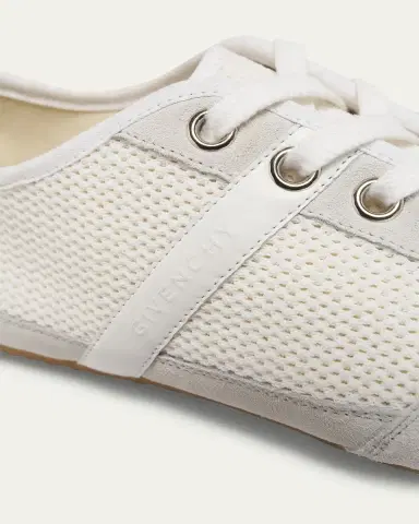 Givenchy Mesh And Suede Slim Low-Top Sneakers | Thumbnail 5